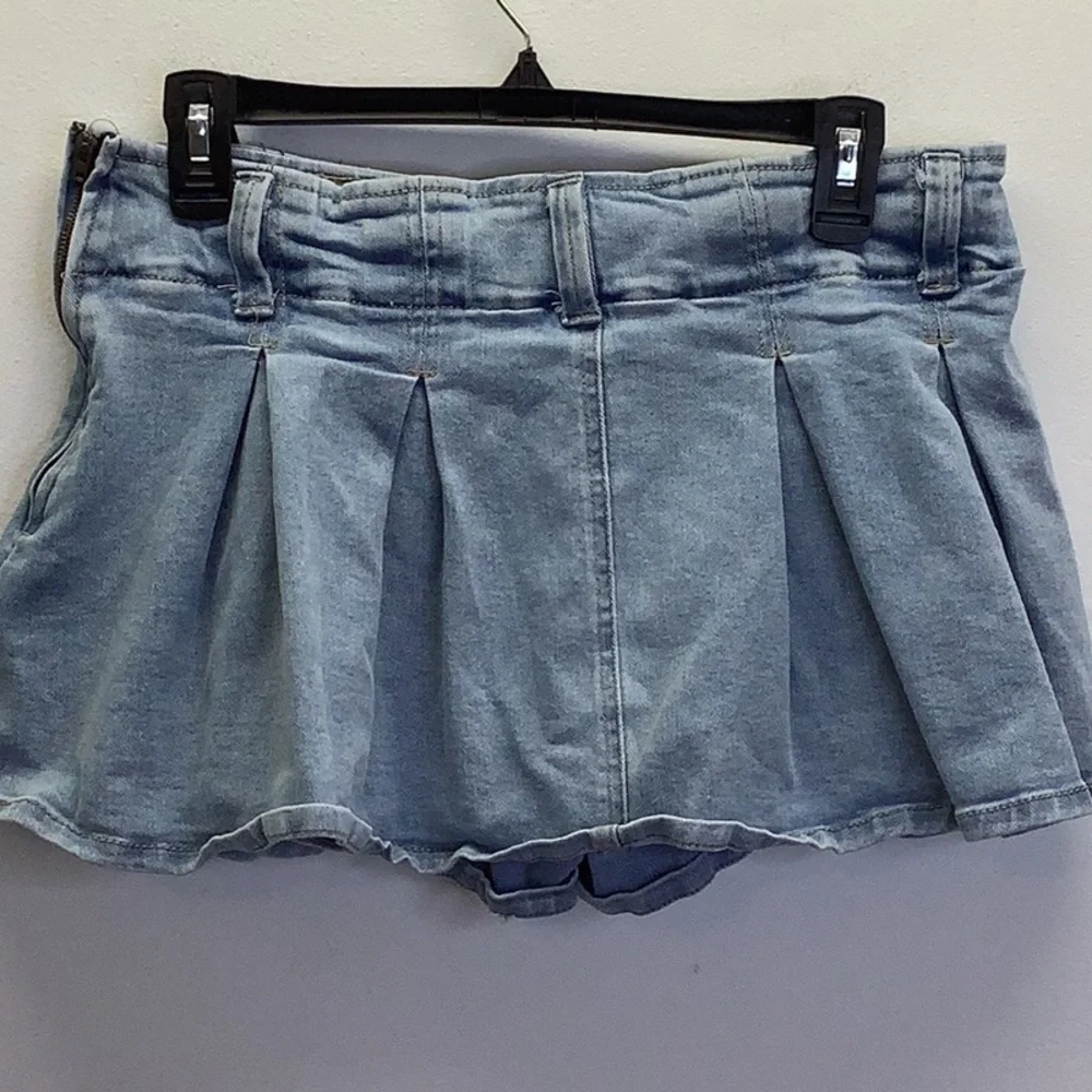 Refuge Size Medium Light Blue Denim Skirt, Preloved